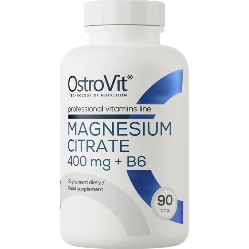Magnesium Citrate 400 мг + B6 90 таблетки | OstroVit Magnesium Citrate 400 мг + B6 90 таблетки | OstroVit