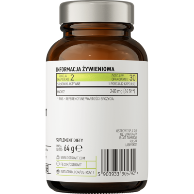 Magnesium Citrate 60 капсули | OstroVit