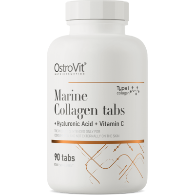 Marine Collagen + Hyaluronic Acid + Vitamin C 90 таблетки | OstroVit