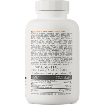 Marine Collagen + Hyaluronic Acid + Vitamin C 90 таблетки | OstroVit