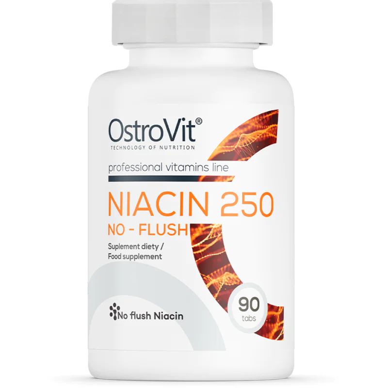 Niacin 250 No-Flush 90 таблетки | OstroVit Niacin 250 No-Flush 90 таблетки | OstroVit