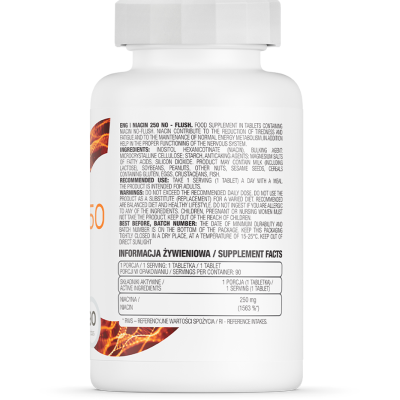 Niacin 250 No-Flush 90 таблетки | OstroVit