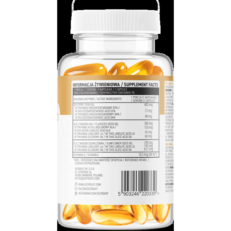 Omega 3-6-9 90 капсули | OstroVit Omega 3-6-9 90 капсули | OstroVit Изцяло натурален продукт Стимулира сърдечното здраве Регулира нивата на лошия холестерол Грижи се за здравето на мозъка Омега 3-6-9 на дражета е на хит цена от OstroVit Omega 3-6-9 90 капсули | OstroVit Изцяло натурален продукт Стимулира сърдечното здраве Регулира нивата на лошия холестерол Грижи се за здравето на мозъка Омега 3-6-9 на дражета е на хит цена Omega 3-6-9 90 капсули | OstroVit Изцяло натурален продукт Сти
