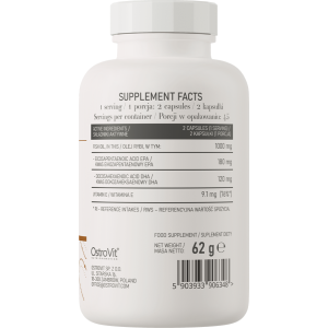 Omega 3 Easy To Swallow 90 капсули | OstroVit