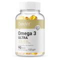Omega 3 Ultra 90 капсули | OstroVit Поддържа сърдечно-съдовата функция Подпомага правилното функциониране на мозъка Проявява антикоагулантна активност Помага за правилното функциониране на мускулите Оме Omega 3 Ultra 90 капсули | OstroVit Поддържа сърдечн