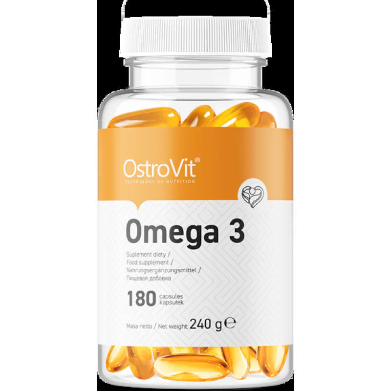 Omega 3 1000 мг 180 капсули | OstroVit Omega 3 1000 мг 180 капсули | OstroVit Източник на омега-3 мастни киселини (EPA и DHA) Подобрява функционирането на сърдечно-съдовата система Оптимизира правилното функциониране на мозъка Намалява нивото Omega 3 1000 мг 180 капсули | OstroVit Източник на омега-3 мастни киселини (EPA и DHA) Подобрява функционирането на сърдечно-съдовата система Оптимизира правилното функциониране на мозъка Намалява нивото н Omega 3 1000 мг 180 капсули | OstroVit Източник н