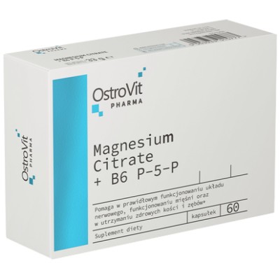 Magnesium Citrate + B6 P-5-P 60 капсули | OstroVit