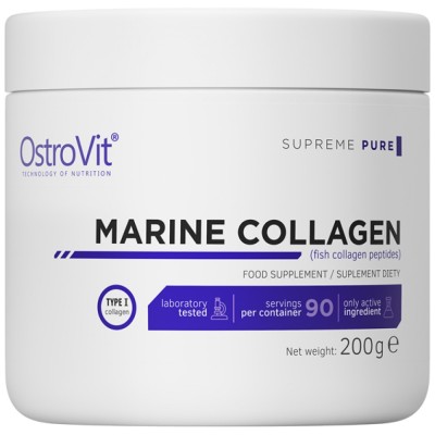 Marine Collagen Powder - Неовкусен 200 гр | OstroVit