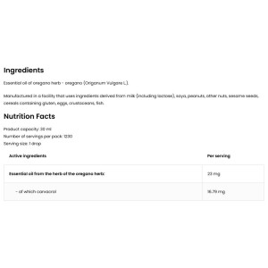 Oregano Essential Oil 30 мл | OstroVit Oregano Essential Oil 30 мл | OstroVit