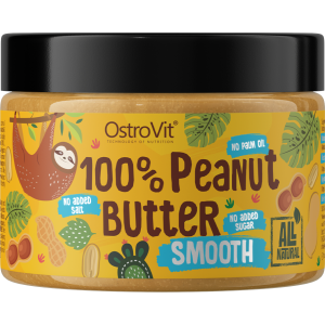 100% Peanut Butter Smooth 500 гр | OstroVit
