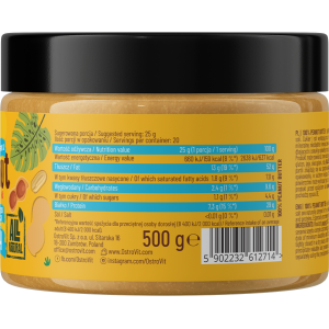 100% Peanut Butter Smooth 500 гр | OstroVit