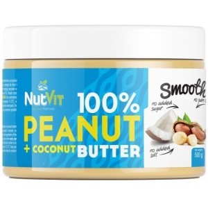 100% Peanut + Coconut Butter 500 гр | OstroVit