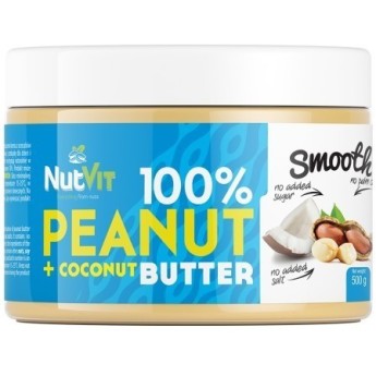 100% Peanut + Coconut Butter 500 гр | OstroVit
