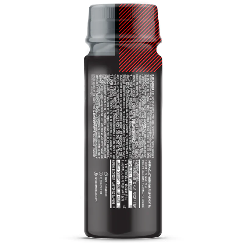 Pre-Workout Shot 20x80 мл | OstroVit Pre-Workout Shot 20x80 мл | OstroVit