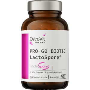 PRO-60 BIOTIC LactoSpore 60 капсули | OstroVit PRO-60 BIOTIC LactoSpore 60 капсули | OstroVit