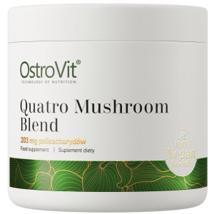 Quatro Mushroom Blend Powder 100 гр | OstroVit Quatro Mushroom Blend Powder 100 гр | OstroVit
