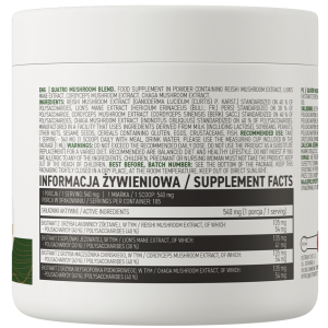 Quatro Mushroom Blend Powder 100 гр | OstroVit Quatro Mushroom Blend Powder 100 гр | OstroVit