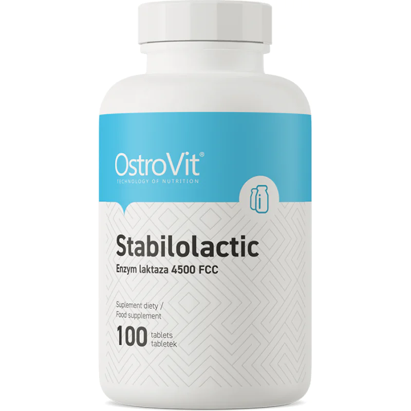 Stabilolactic | Lactase enzyme 4500 FCC 100 таблетки | OstroVit Stabilolactic | Lactase enzyme 4500 FCC 100 таблетки | OstroVit