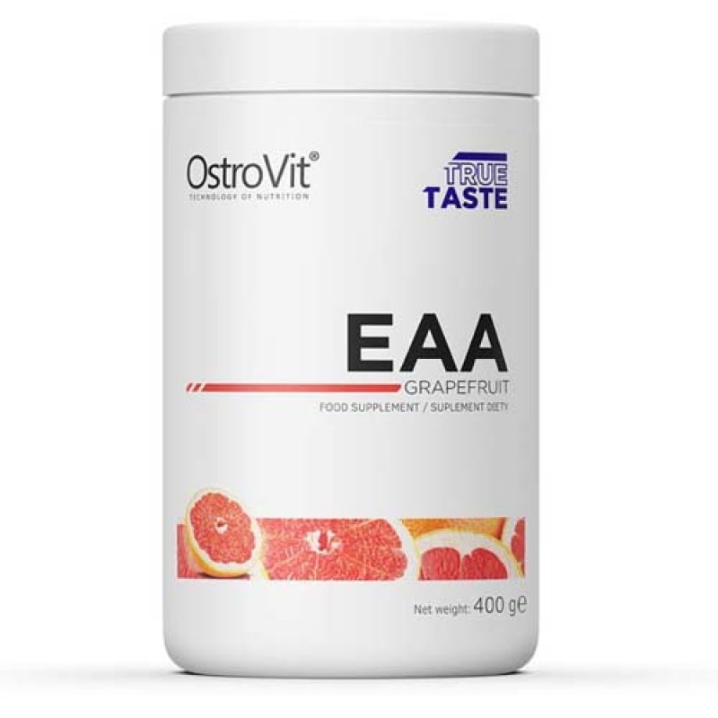 Supreme Pure EAA Powder 400 гр | OstroVit Ефективно подпомага анаболните процеси Предотвратява мускулния катаболизъм Увеличава количеството енергия, достъпно за мускулните клетки  EAA (Есенциални амин Supreme Pure EAA Powder 400 гр | OstroVit Ефективно по