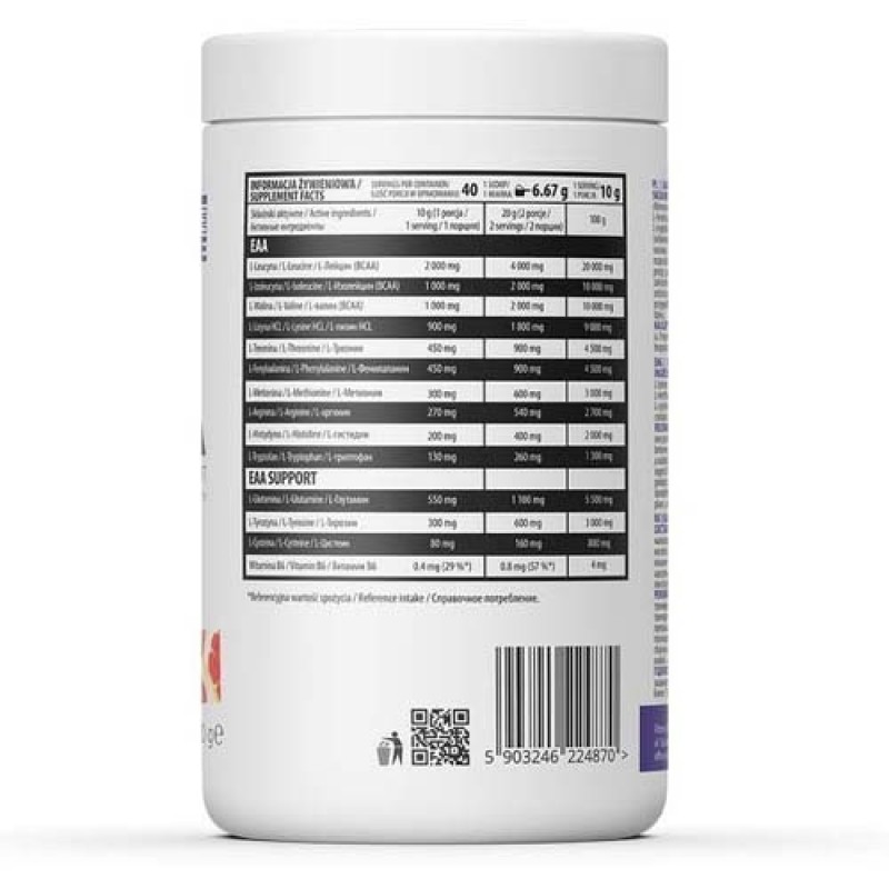 Supreme Pure EAA Powder 400 гр | OstroVit Supreme Pure EAA Powder 400 гр | OstroVitЕфективно подпомага анаболните процеси
Предотвратява мускулния катаболизъм
Увеличава количеството енергия, достъпно за мускулните клетки
EAA (Есенциални амино Supreme Pure EAA Powder 400 гр | OstroVit Ефективно подпомага анаболните процеси Предотвратява мускулния катаболизъм Увеличава количеството енергия, достъпно за мускулните клетки EAA (Есенциални амин Supreme Pure EAA Powder 400 гр | OstroVit Ефективно по