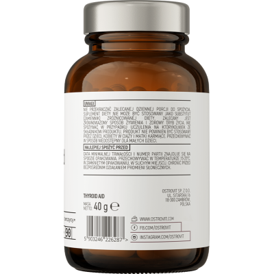Thyroid Aid 90 капсули | OstroVit Thyroid Aid 90 капсули | OstroVit