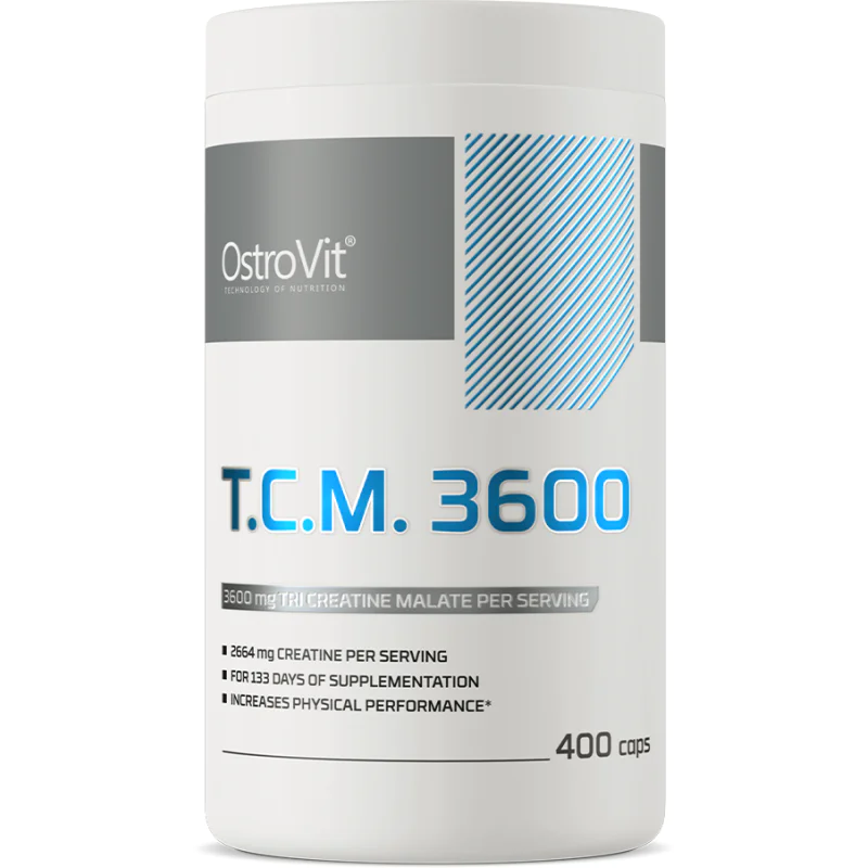 Tri Creatine Malate T.C.M. 1200 400 капсули | OstroVit Tri Creatine Malate T.C.M. 1200 400 капсули | OstroVit