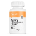Turmeric + Black Pepper + Ginger 90 таблетки | OstroVit