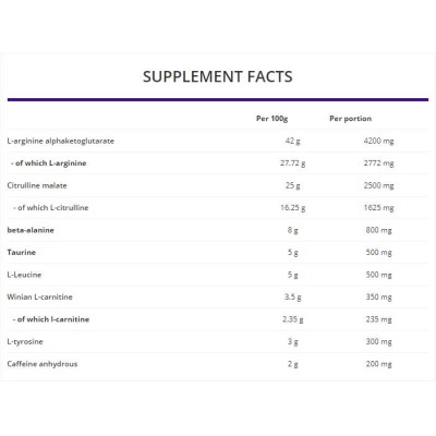 PUMP Pre-Workout Formula - Портокал 300 гр | OstroVit