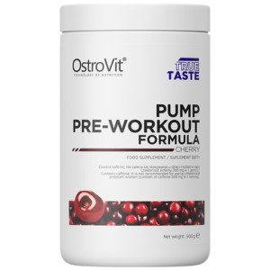PUMP Pre-Workout Formula - Череша 500 гр | OstroVit