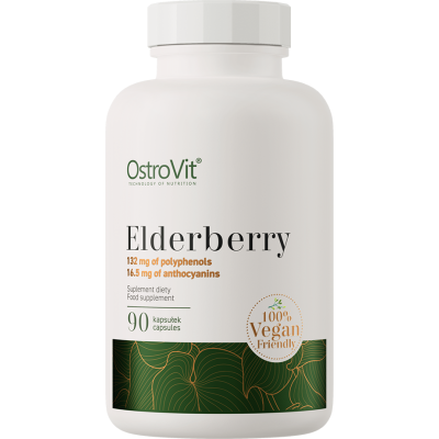 Vege Elderberry Extract 330 мг 90 капсули | OstroVit
