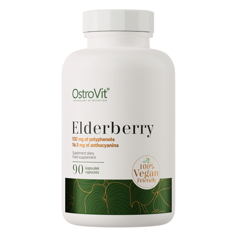 Vege Elderberry Extract 330 мг 90 капсули | OstroVit