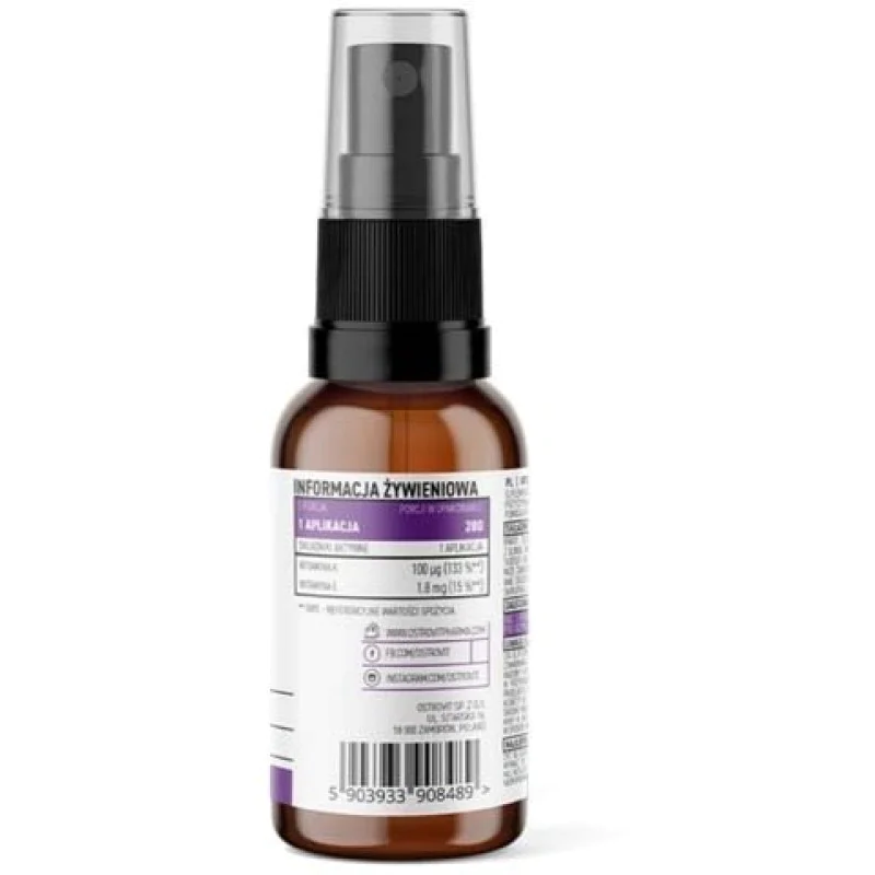 Vitamin K2 MK-7 Spray 30 мл | OstroVit Vitamin K2 MK-7 Spray 30 мл | OstroVit