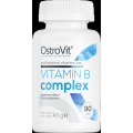 Vitamin B Complex 90 таблетки | OstroVit  Изцяло натурален продукт Засилва имунните защити на организма Подпомага превръщането на храната в енергия Витамин Б Комплекс с витамини Ц и Е на таблетки е на Vitamin B Complex 90 таблетки | OstroVit  Изцяло натур