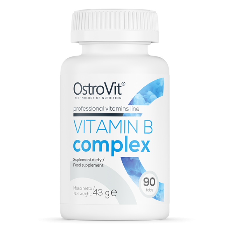 Vitamin B Complex 90 таблетки | OstroVit  Изцяло натурален продукт Засилва имунните защити на организма Подпомага превръщането на храната в енергия Витамин Б Комплекс с витамини Ц и Е на таблетки е на Vitamin B Complex 90 таблетки | OstroVit  Изцяло натур