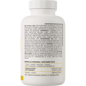Vitamin C 1000 120 капсули | OstroVit