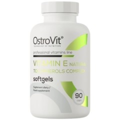 Vitamin E Natural Tocopherols Complex 90 гел-капсули | OstroVit