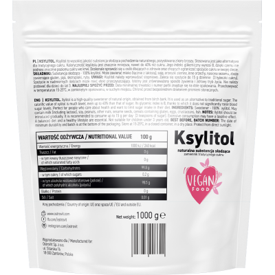 Xylitol 1000 гр | OstroVit Xylitol 1000 гр | OstroVit