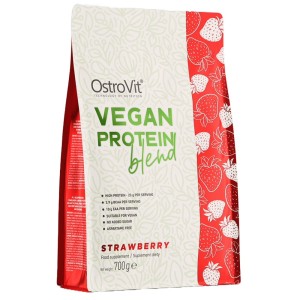 Vegan Protein Blend - Ягода 700 гр | OstroVit Vegan Protein Blend - Ягода 700 гр | OstroVit