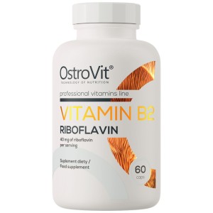 Vitamin B2 Riboflavin 40 мг 60 капсули | OstroVit