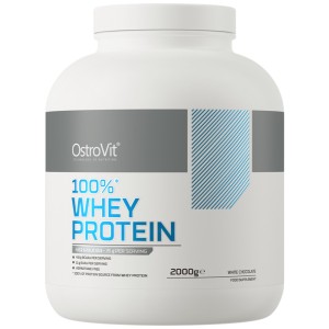100% Whey Protein - Бял шоколад 2000 гр | OstroVit
