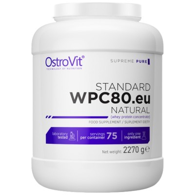WPC80.eu Whey Protein Concentrate - Неовкусен 2270 гр | OstroVit