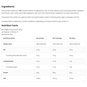 Whey Protein Isolate - Шоколад 300 гр | OstroVit