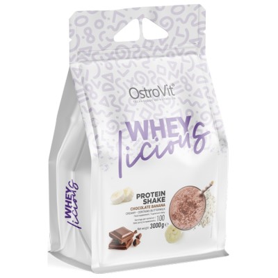 Whey Licious Protein Shake - Шоколад с банан 3000 гр | OstroVit