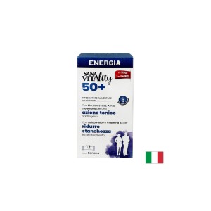 Жизненост и енергия 50+ SanaVitality, 12 сашета с течност х 10 ml | Paladin Pharma
