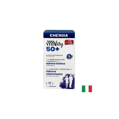 Жизненост и енергия 50+ SanaVitality, 12 сашета с течност х 10 ml | Paladin Pharma
