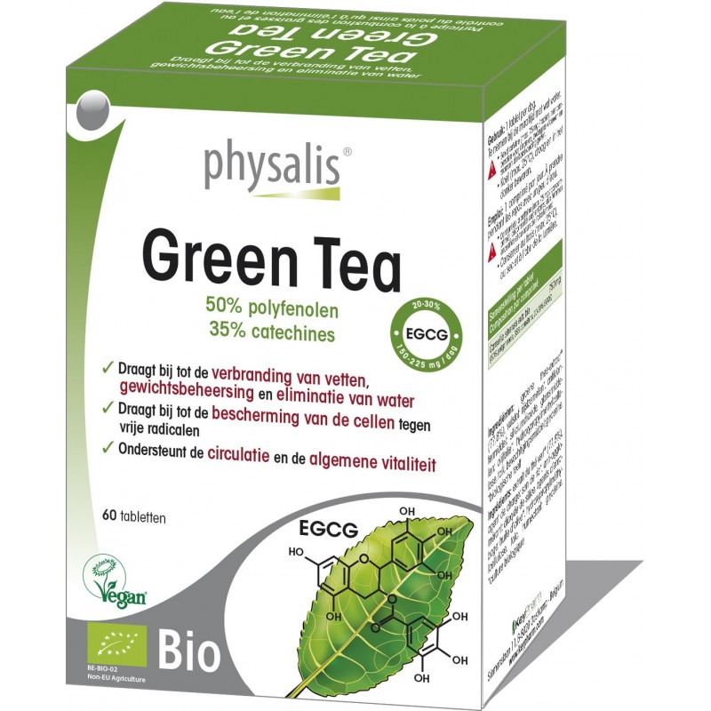 Green Tea (Зелен Чай) 60 таблетки | Physalis