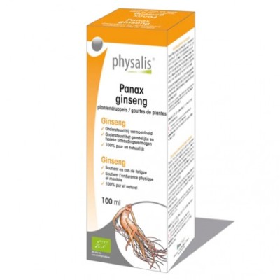 Женшен (Panax Ginseng) 100 мл капки | Physalis Поддържа психическата и физическата издръжливост Помага при умора 100% чист и натурален продукт Действат като адаптоген Допринася за доброто общо Женшен (Panax Ginseng) 100 мл капки | Physalis Поддържа психич