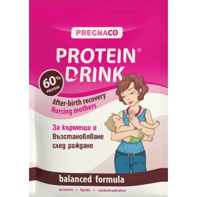 Protein Drink After-Birth Recovery Chocolate Hazelnut Taste 300 гр | Pregnaco Protein Drink After-Birth Recovery Chocolate Hazelnut Taste 300 гр | Pregnaco