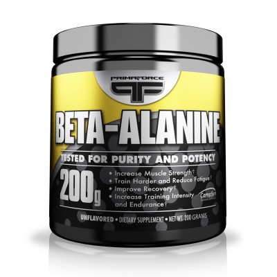 Beta-Alanine 200 гр I PRIMAFORCE Увеличава мускулната сила Повишава издръжливостта Потиска апетита Източник на енергия Регулира нивото на захар в кръвта Стимулира имунната защита Бета Аланин 200 г Beta-Alanine 200 гр I PRIMAFORCE Увеличава мускулната сила