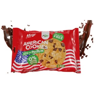 American Cookies | Low Sugar - 45 г | Protella American Cookies | Low Sugar - 45 г | Protella